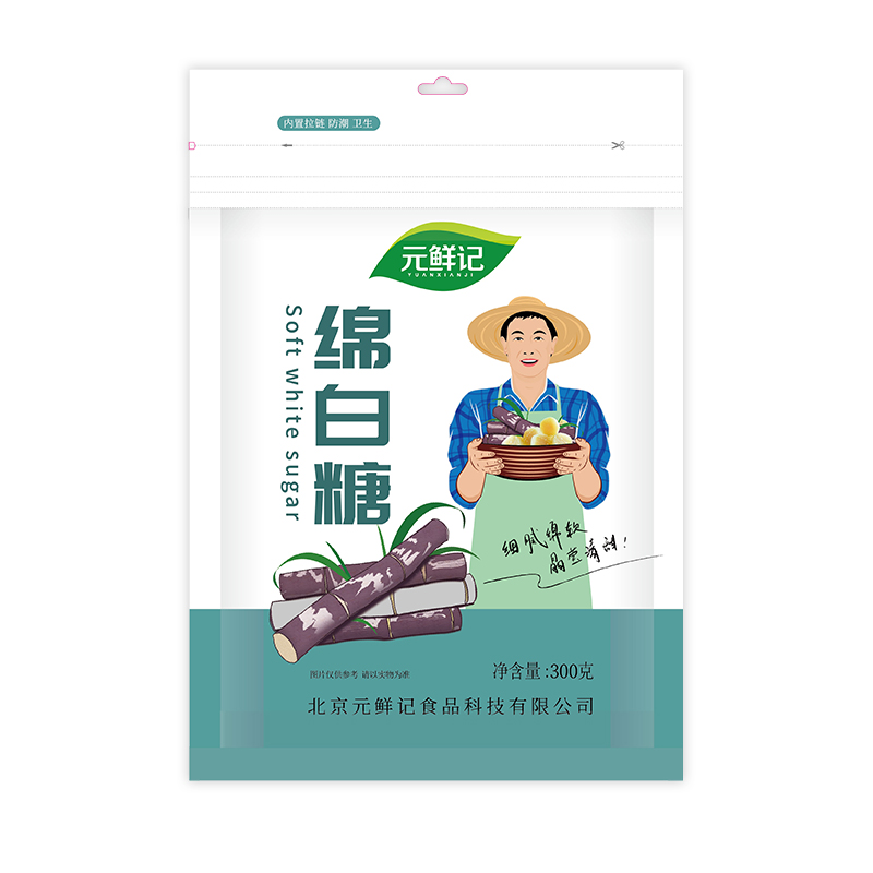 元鮮記綿白(bái)糖300g